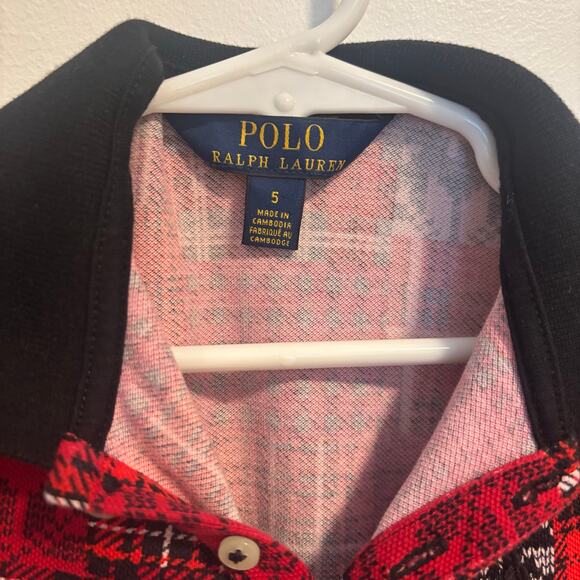 Polo Ralph Lauren Toddler Girls Red Holiday Dress 5T/XS - Picture 3 of 6